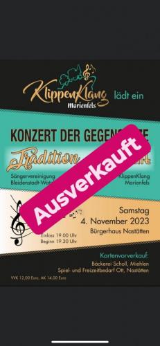 04. November 2023 Konzert Bürgerhaus